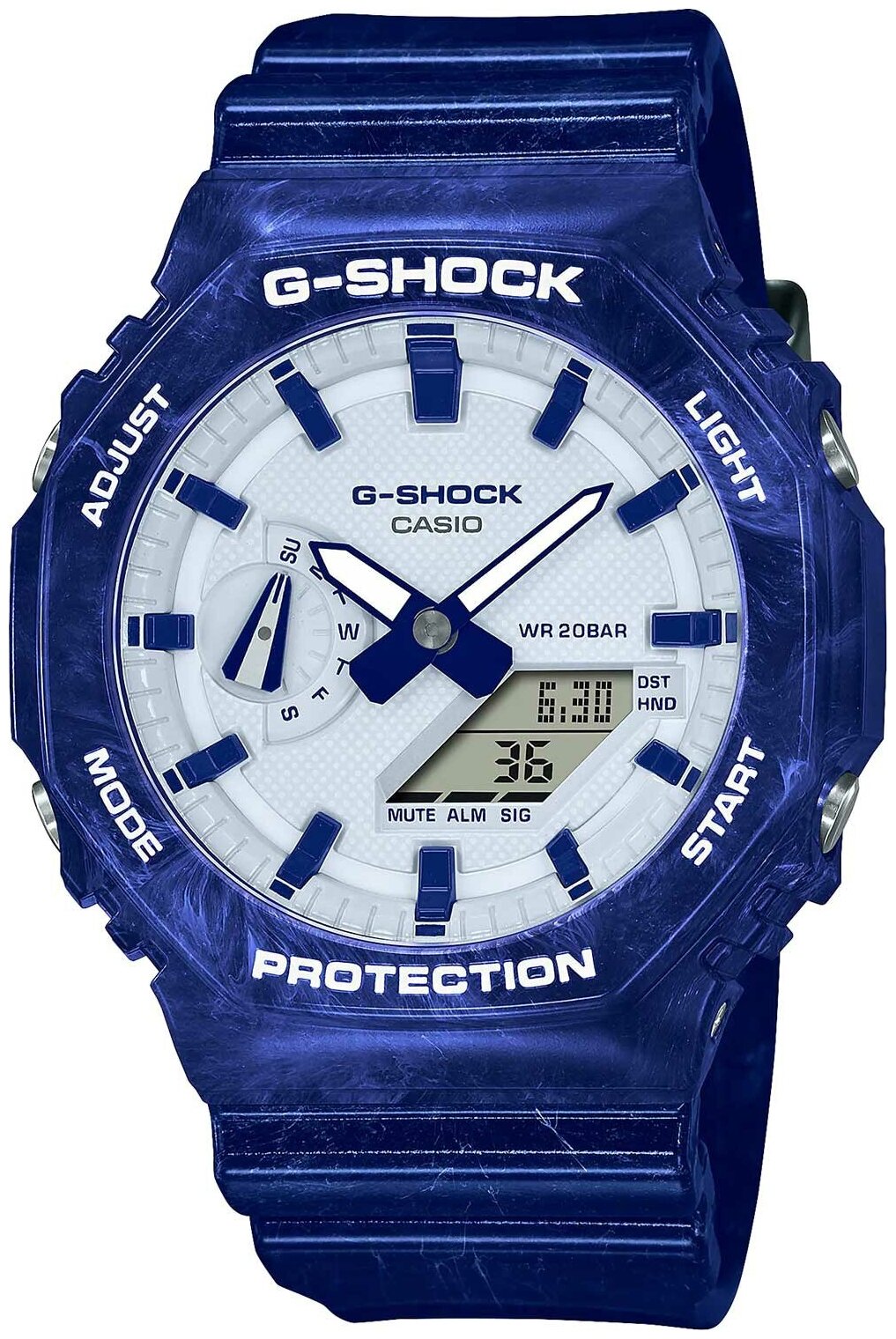 Наручные часы Casio G-Shock GA-2100BWP-2A