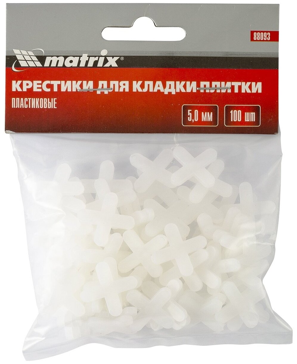 MATRIX Крестики 50 для кладки плитки 100 шт. Matrix