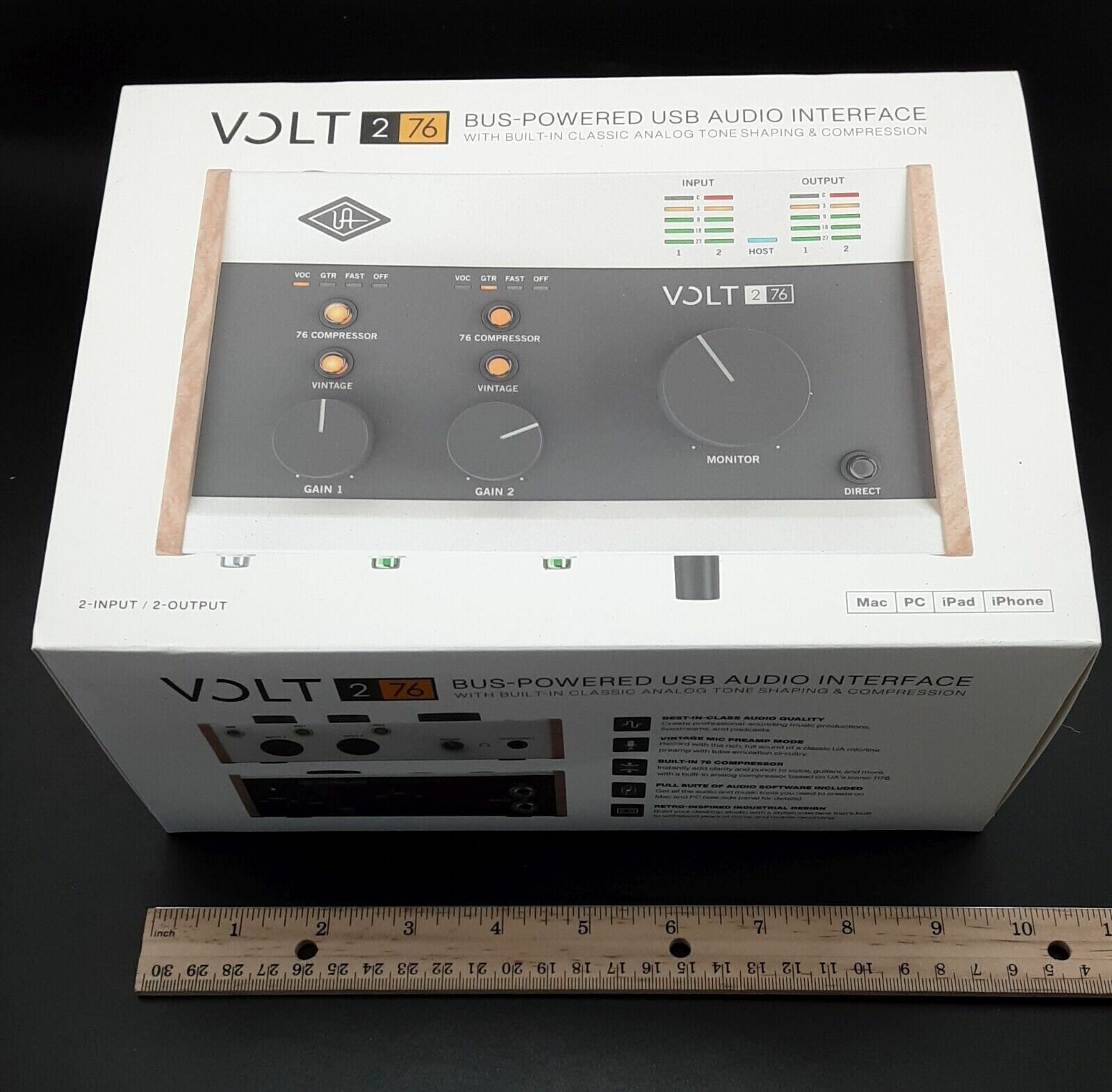 Внешняя звуковая карта аудиоинтерфейс Universal Audio VOLT 276