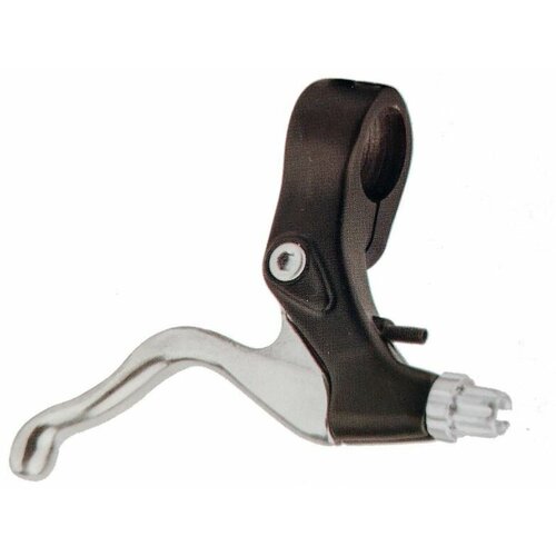 фото Ручка тормоза stels blf-200 под 2,5 пальца, алюминий, чёрно-серебристый