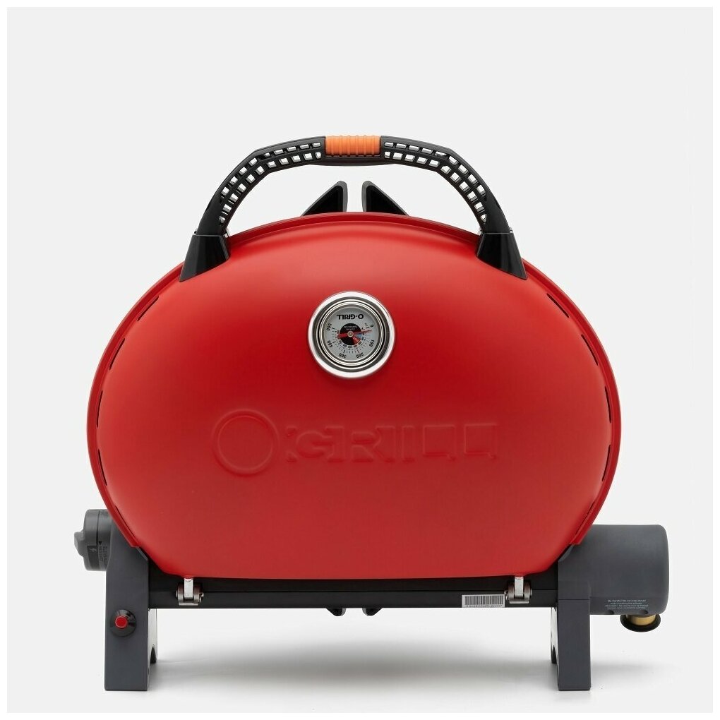 Газовый гриль O-GRILL 500MT bicolor black-red + адаптер А - фотография № 8