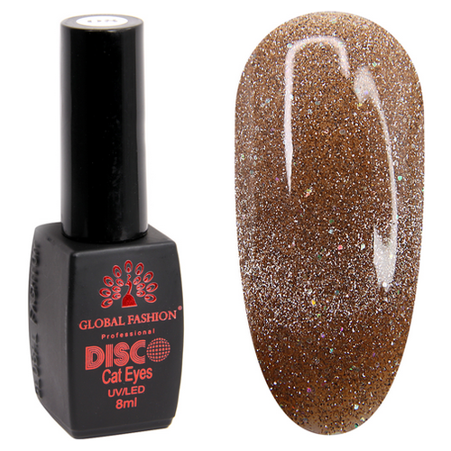 Global Fashion гель-лак Disco Cateye, 8 мл, 003 светоотражающий гель лак shanilak disco diamond 10 мл