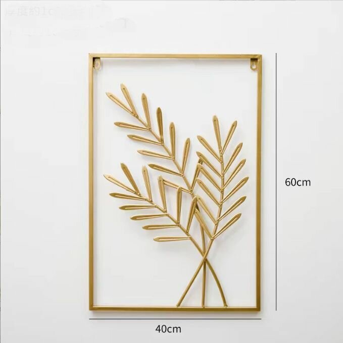Панно на стену 40*60 см, Декор для дома золотые колосья пшеницы