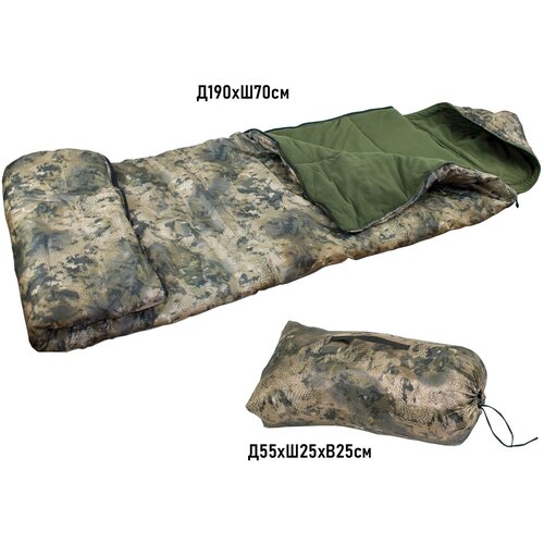 Спальный мешок 3К флис 190х70см -5 187500₽