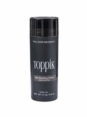 Камуфляж Toppik Пудра для волос от седины и залысин Тёмно-коричневый, 27.5 г