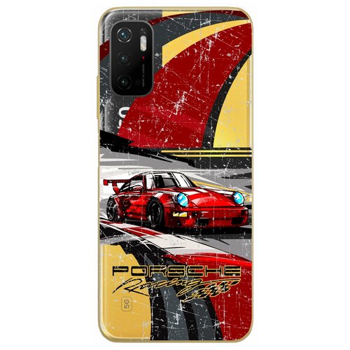 Силиконовый чехол Mcover для Xiaomi Poco M3 Pro с рисунком Автомобиль Porsche 911 силиконовый чехол mcover для xiaomi mi 11 с рисунком автомобиль porsche 911