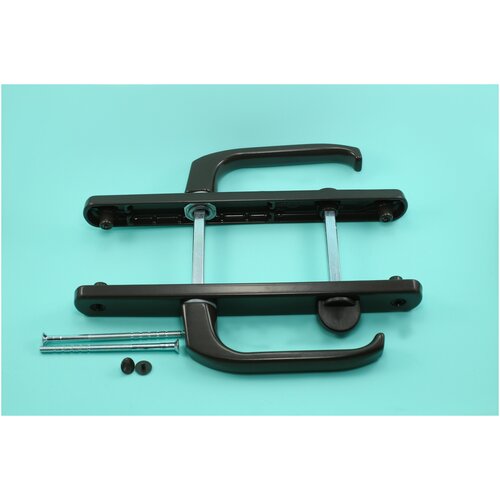 Нажимной гарнитур (ручка дверная) DENIZ 28/90 WC для ванной темно-коричневый