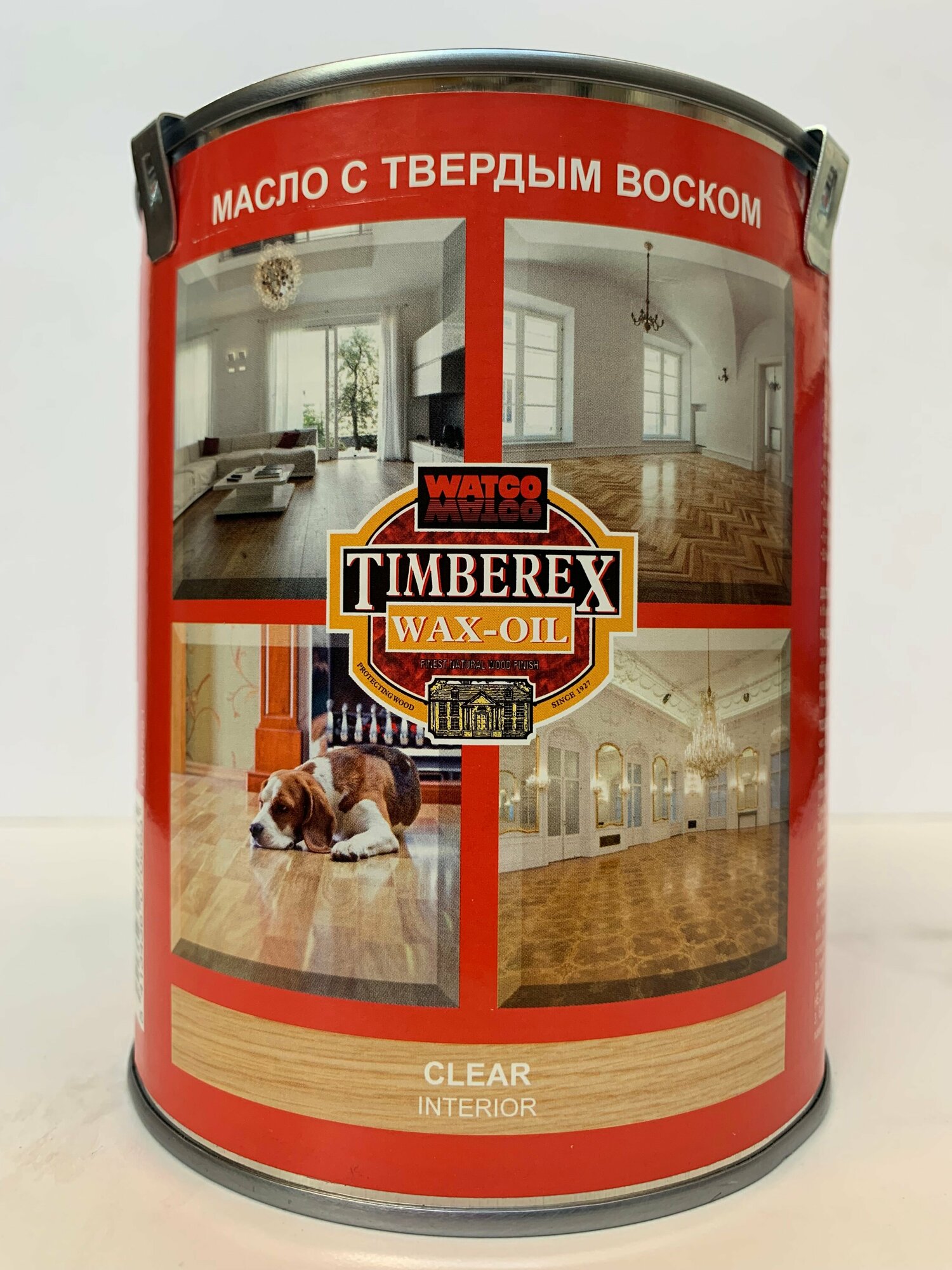 Timberex Масло с твердым воском прозрачное 1 л Прочность и устойчивость к истиранию Готовое покрытие за 1 день