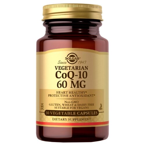 Капсулы SOLGAR Vegetarian CoQ10 60 мг, 60 мг, 30 шт.