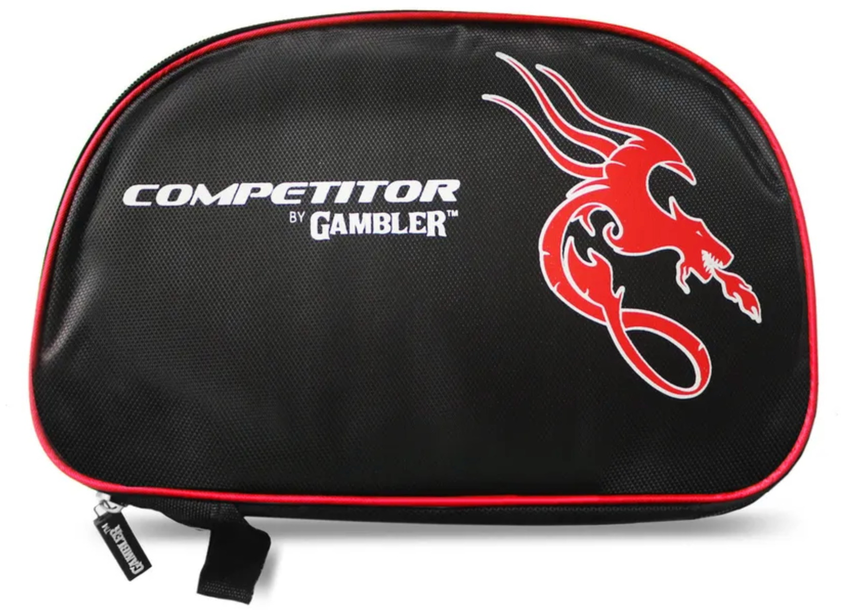 Чехол для ракетки для настольного тенниса Gambler Double padded dragon cover, red