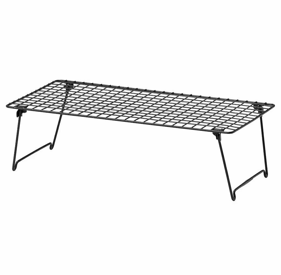 Полка для обуви IKEA GREJIG 58x27x17, антрацит (т-серый, почти чёрный)
