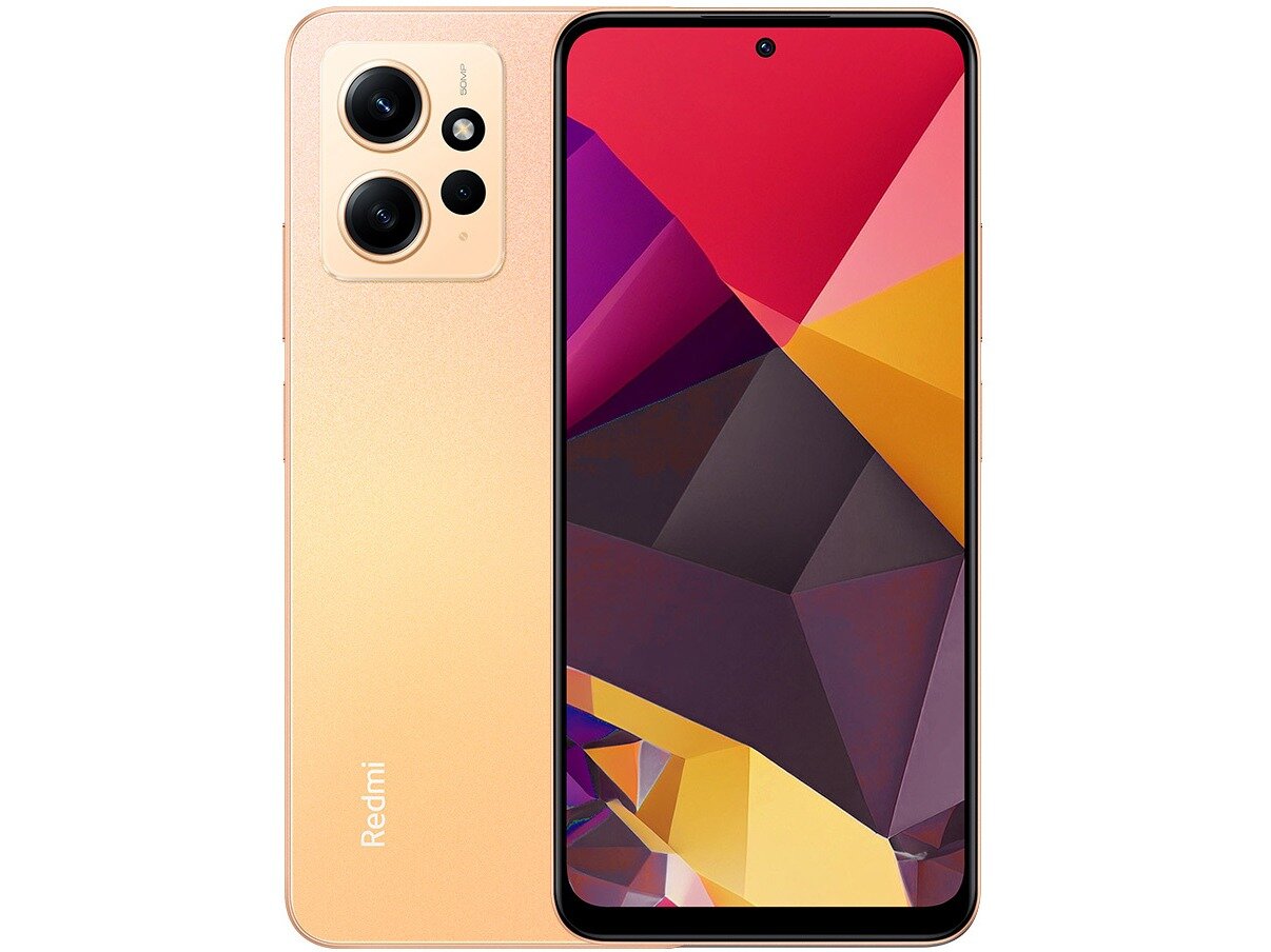 Смартфон Xiaomi Redmi Note 12 4GB+128GB Ростест Sunrise Gold