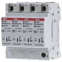 Ограничитель перенапряжения УЗИП ABB OVR T2 3N 40 275P ABB 2CTB803953R1100