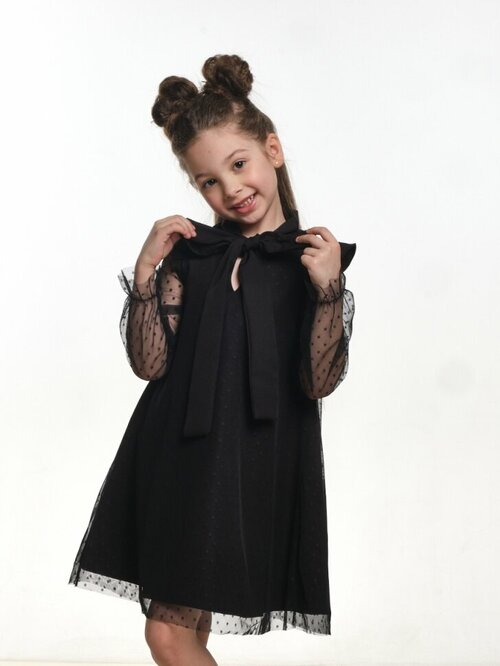 Платье Mini Maxi, размер 98, черный
