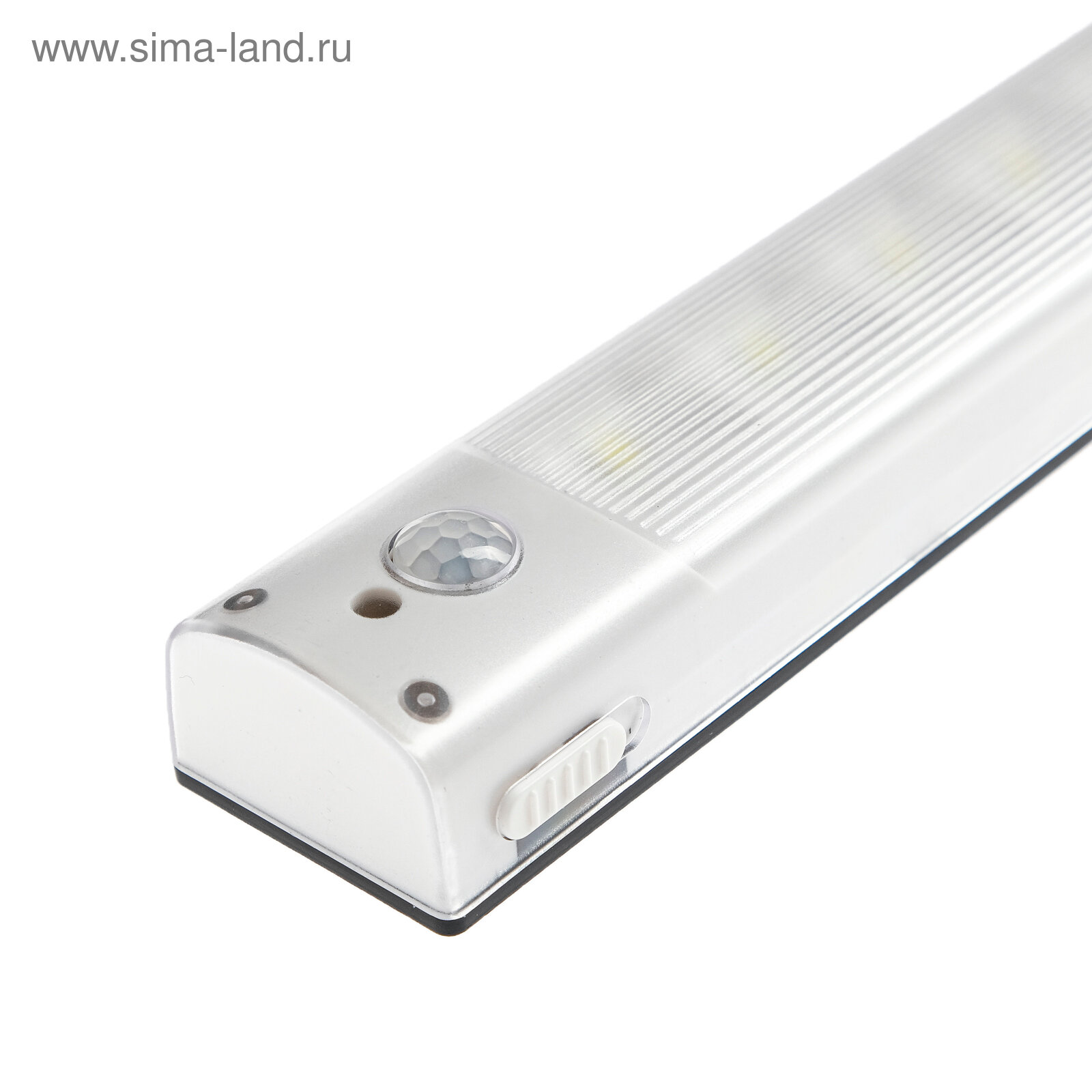 Светильник светодиодный с датчиком движения, 5 LED, 2 Вт, от батареек 3*AAA, 6500К, белый 4508104