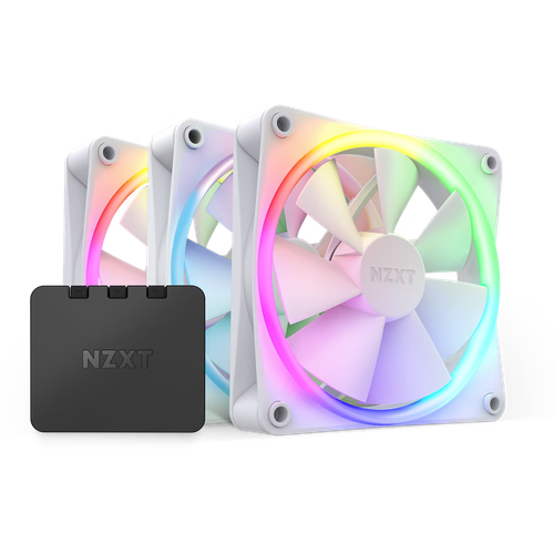 Вентиляторы NZXT F120 RGB Triple Pack (белые)