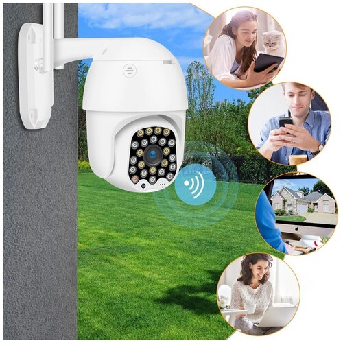 Орбита OT-VNI23 Белая видеокамера IP-WI-FI 19201080 2Mpix 36мм пластик 895000₽