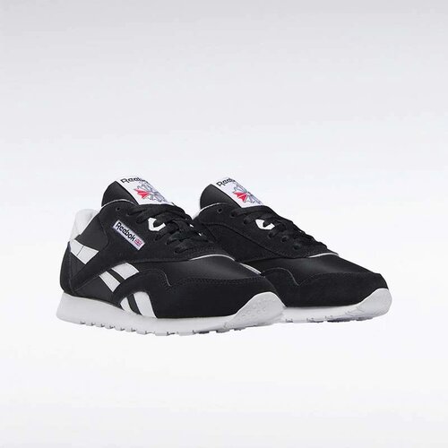 Кроссовки Reebok CL Nylon, размер 5,5 US, черный, белый