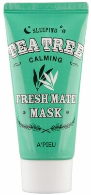 Ночная маска для лица A`PIEU FRESH MATE MASK успокаивающая с маслом чайного дерева 50 мл