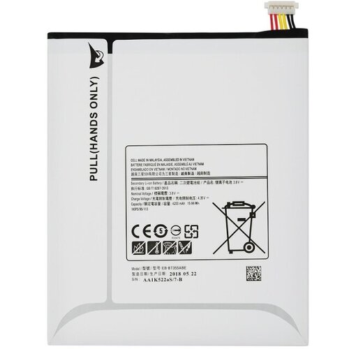 аккумулятор cameronsino cs smt355sl для планшета samsung galaxy tab a 8 0 sm t350 eb bt355abe 4000mah Аккумуляторная батарея для Samsung Galaxy Tab A 8.0 WiFi (T350) EB-BT355ABE