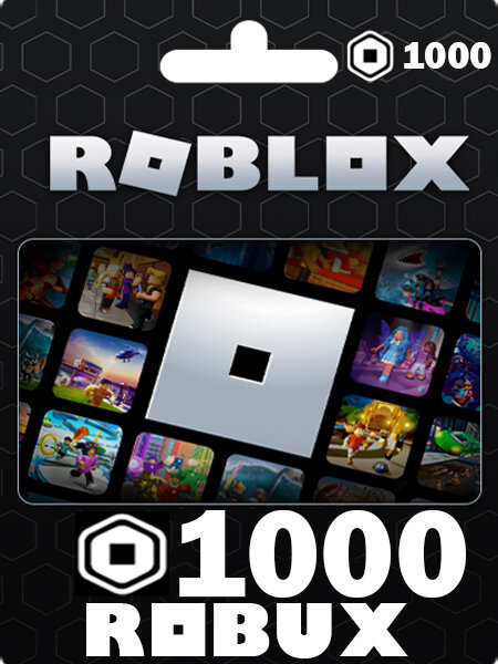 Игровая валюта для Roblox - 1000 Robux / Пополнение счета Roblox на 1000 Робакс / Roblox Gift Card (Россия, Беларусь)