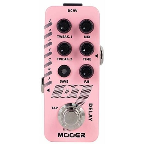 mooer d7 delay x2 педаль эффектов цифровой дилей Mooer D7 Delay Цифровой дилей для гитары