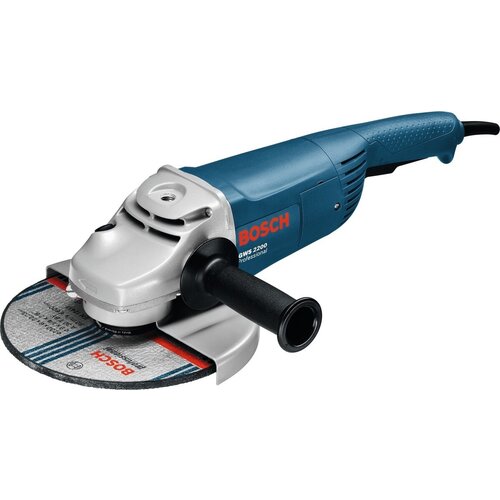 УШМ BOSCH GWS 2200 (06018C10R0), 2200 Вт, 230 мм шлифовальная машина bosch gws 2200 230mm 06018c10r0