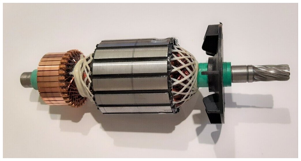 Ротор (якорь) для Пилы REBIR IE-5107, RZ1-70, RZ2-70, RZ2-70-2 (RZ1-70-2, RZ2-70-1), парма 200Д - фотография № 3