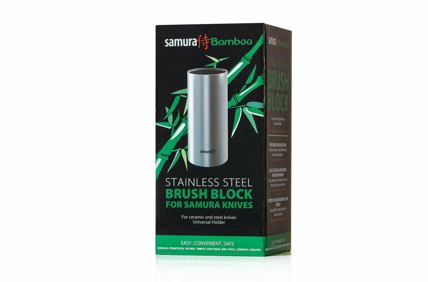 Подставка универсальная для ножей Samura Bamboo, 22 см, металл - фото №5
