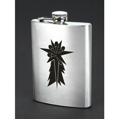 Фляжка для алкоголя с гравировкой 240мл 8oz Warhammer 40000 Легион Тирана