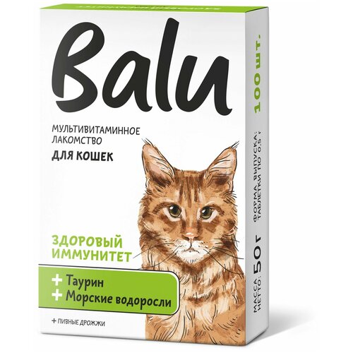 Лакомство мультивитаминное Balu для кошек 