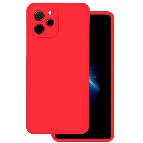 Накладка силиконовая Silicone Cover для Huawei Nova Y61 красная