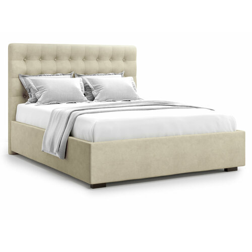 Кровать с подъемным механизмом DRONERO 160 беж