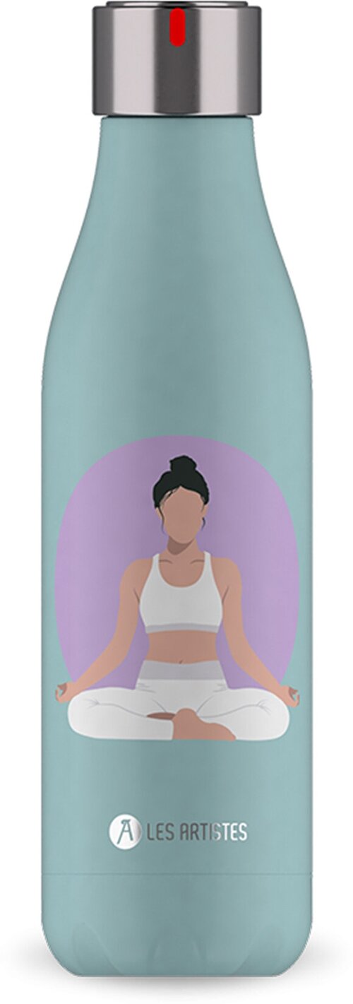 Термос-фляга Les Artistes Paris Wellness mat A-4306, 0.5 л, голубой/фиолетовый