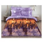 Комплект постельного белья Мегаполис поплин 1,5-спальный Миланика - изображение
