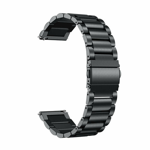 Ремешок из нержавеющей стали 20 мм для Samsung Galaxy Gear S2 Sport/Galaxy Watch Active 2 - черный