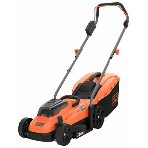 Газонокосилка аккумуляторная BLACK+DECKER BCMW3318L2-QW, 33см, несамоходная, 2.5Ач