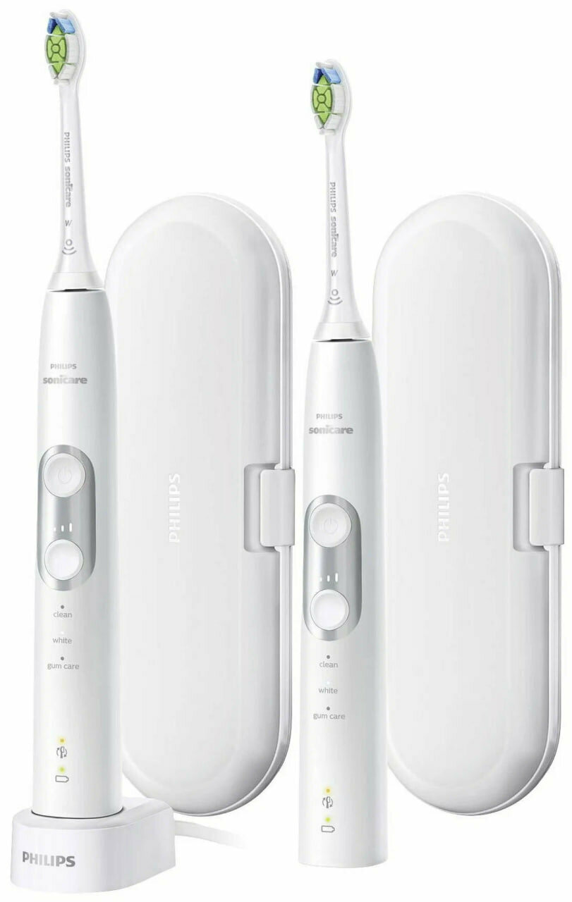 Набор электрических зубных щеток Philips Sonicare 6100 ProtectiveClean HX6877/34, 2 шт.