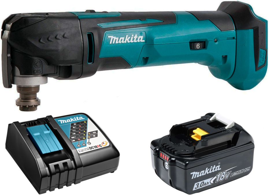 Аккумуляторный многофункциональный инструмент Makita DTM51RF1 (18V, 1 x 3.0Ah, Li-Ion)