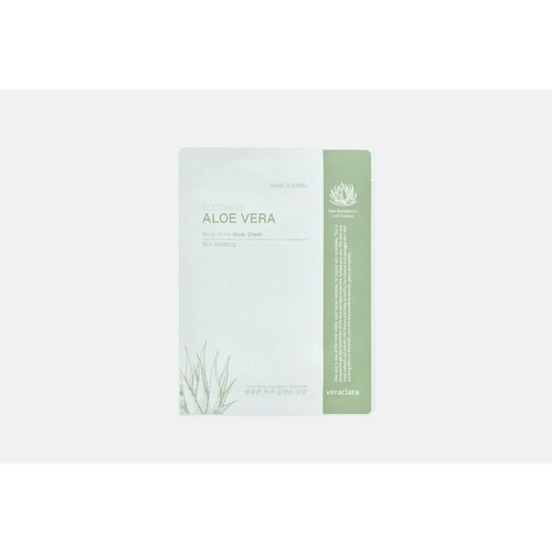 Маска на тканевой основе с алоэ вера clara's choice aloe mask sheet маска на тканевой основе с пептидами clara s choice gold