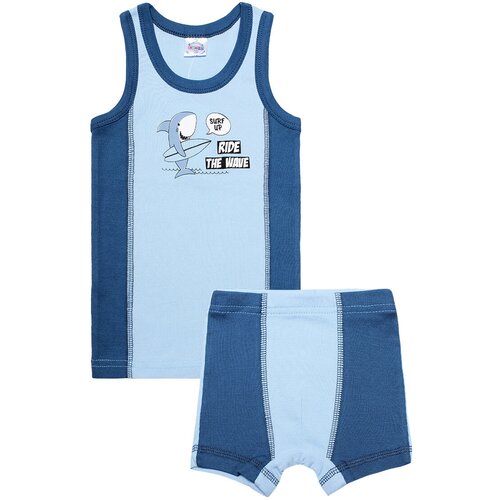Комплект одежды BONITO KIDS, размер 104, голубой
