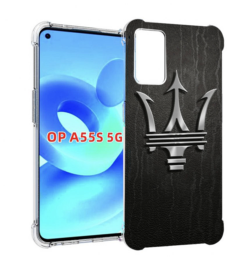 Чехол MyPads maserati-мазерати-3 мужской для OPPO A55s задняя-панель-накладка-бампер