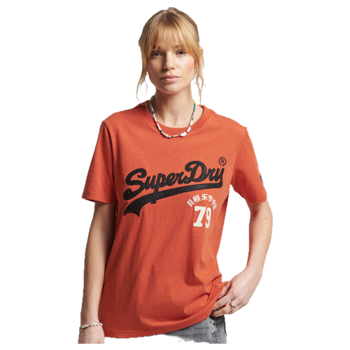 Футболка Superdry, размер 10, оранжевый