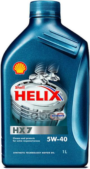 Shell Масло Моторное Helix Hx-7 5W40 A3/B4/Sp П/Синт.1л Shell