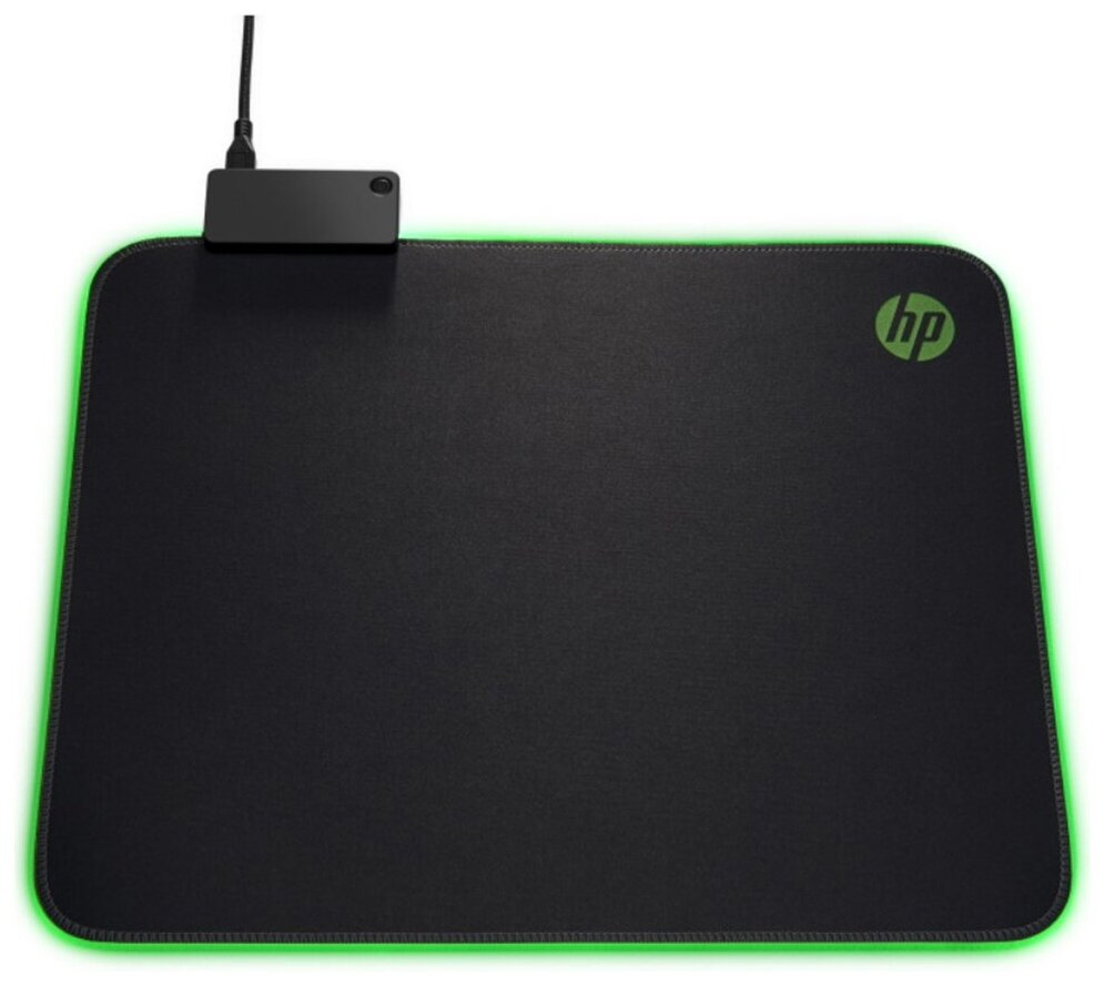 Коврик для мыши игровой HP Pavilion 400, 350x280 мм, USB, Черный 5JH72AA