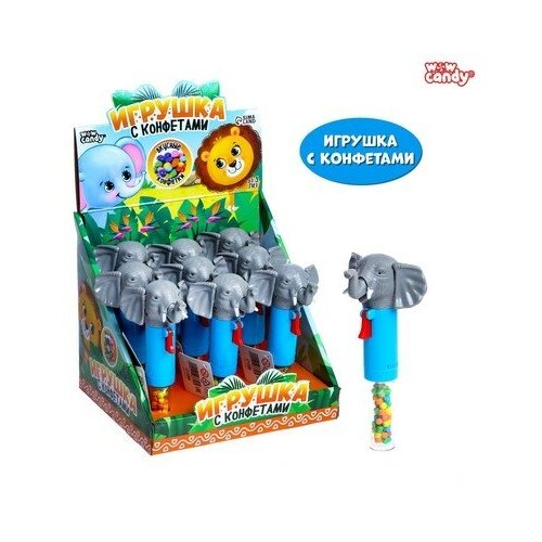 Набор «Слон», комплект 5 шт., игрушка, конфетки, WOW Candy