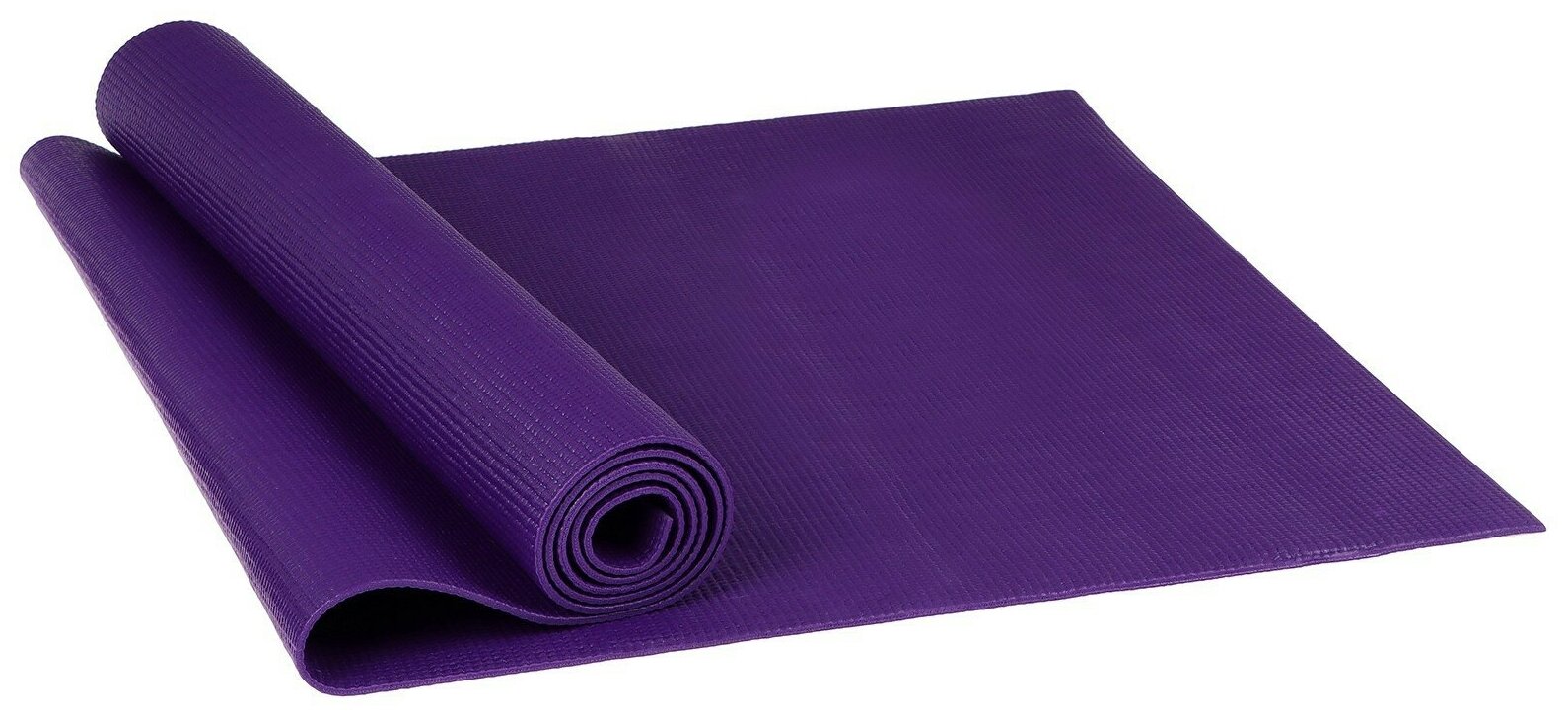 Коврик Sangh, для йоги, размер 173 х 61 х 0,4 см, цвет тёмно-фиолетовый