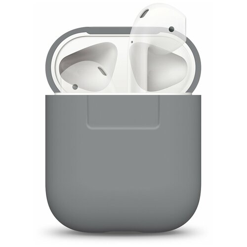 Чехол Elago для AirPods Silicone case Medium grey