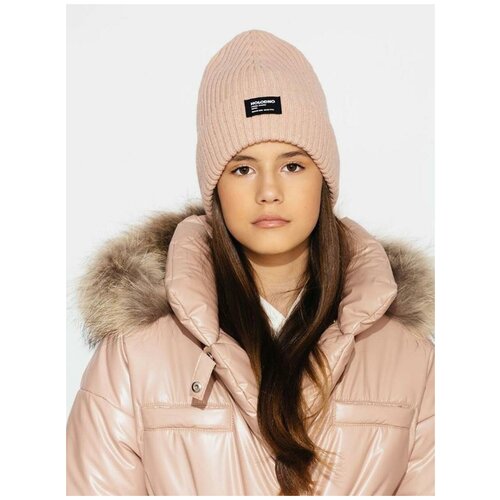 фото Шапка gnk, бежевый, 52-54 g'n'k