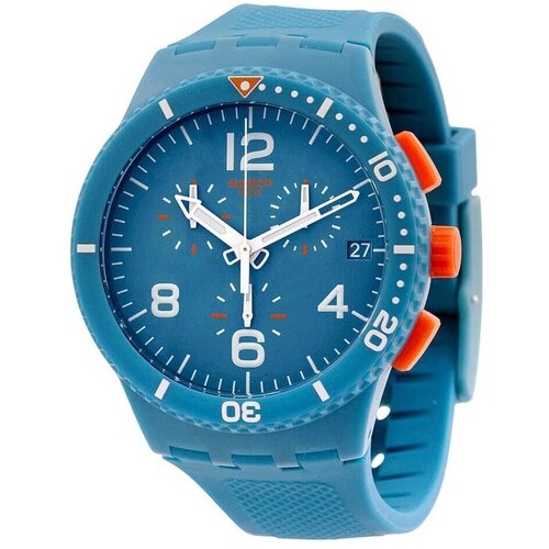 Наручные часы swatch, голубой